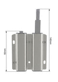 Magnetic Push-To-Open Door Latch